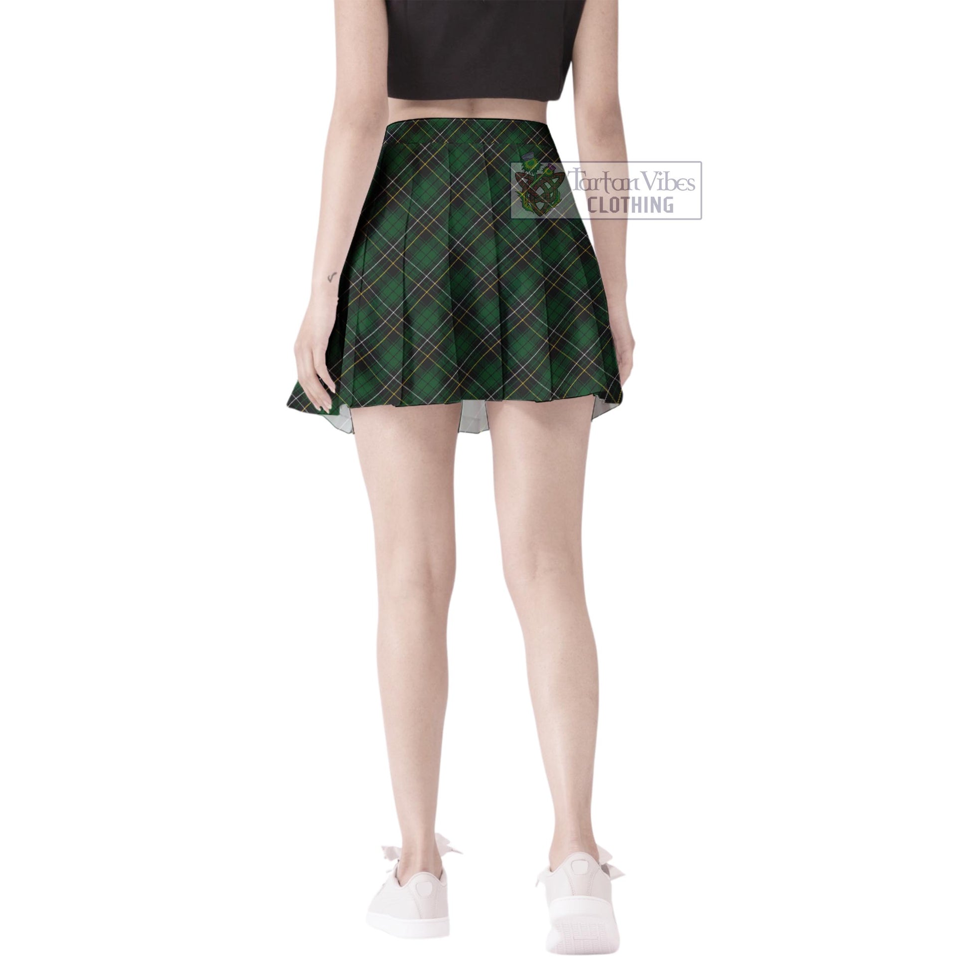 Tartan Vibes Clothing MacAlpine Tartan Women's Plated Mini Skirt