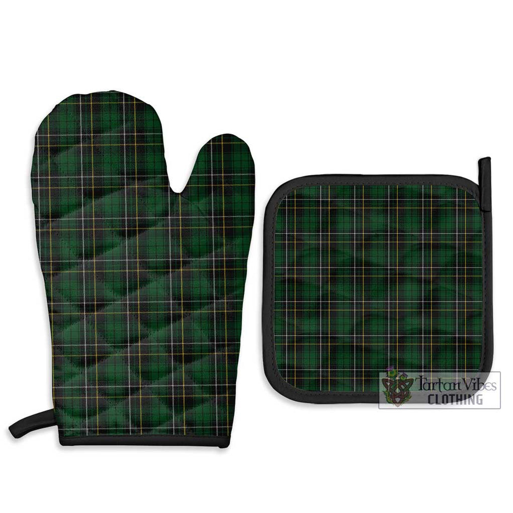 MacAlpine Tartan Combo Oven Mitt & Pot-Holder Combo 1 Oven Mitt & 2 Pot-Holder Black - Tartan Vibes Clothing