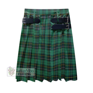 MacAlpine Ancient Tartan Men's Pleated Skirt - Fashion Casual Retro Scottish Kilt Style