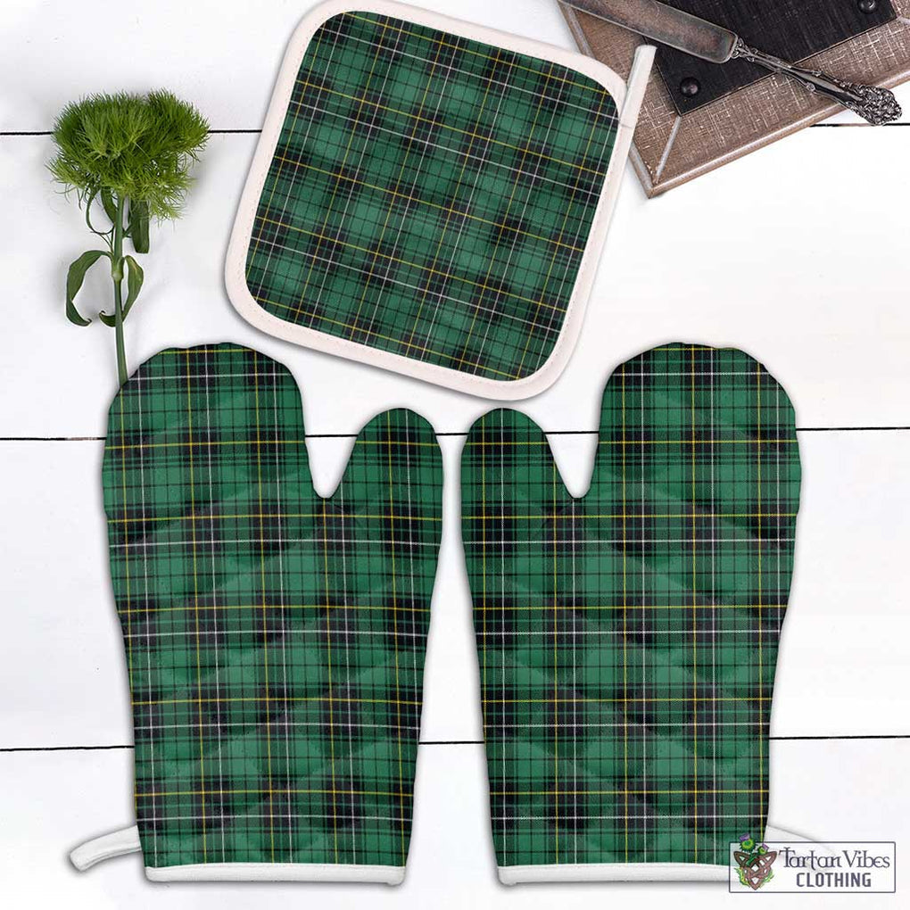MacAlpine Ancient Tartan Combo Oven Mitt & Pot-Holder White - Tartan Vibes Clothing