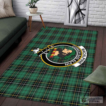 MacAlpine Ancient Tartan Area Rug with Family Crest L 59*86 inch (150x220 cm) - Tartan Vibes Clothing