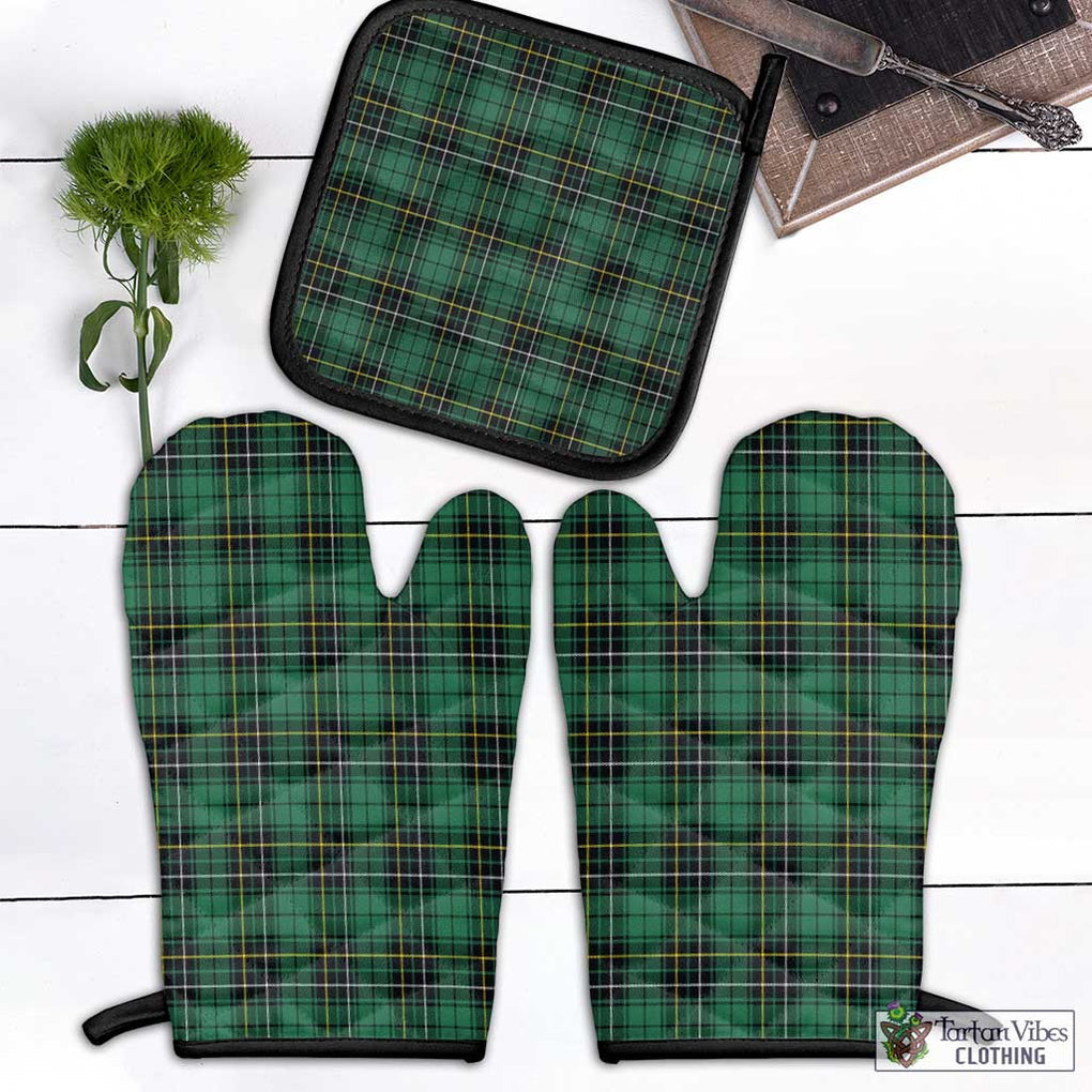 MacAlpine Ancient Tartan Combo Oven Mitt & Pot-Holder Black - Tartan Vibes Clothing