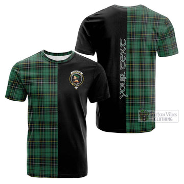 MacAlpine Ancient Tartan Cotton T-shirt with Family Crest and Half Of Me Style Kid's Shirt - Tartan Vibes Clothing