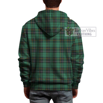 MacAlpine Ancient Tartan Hoodie with Family Crest DNA In Me Style - Tartan Vibes Clothing