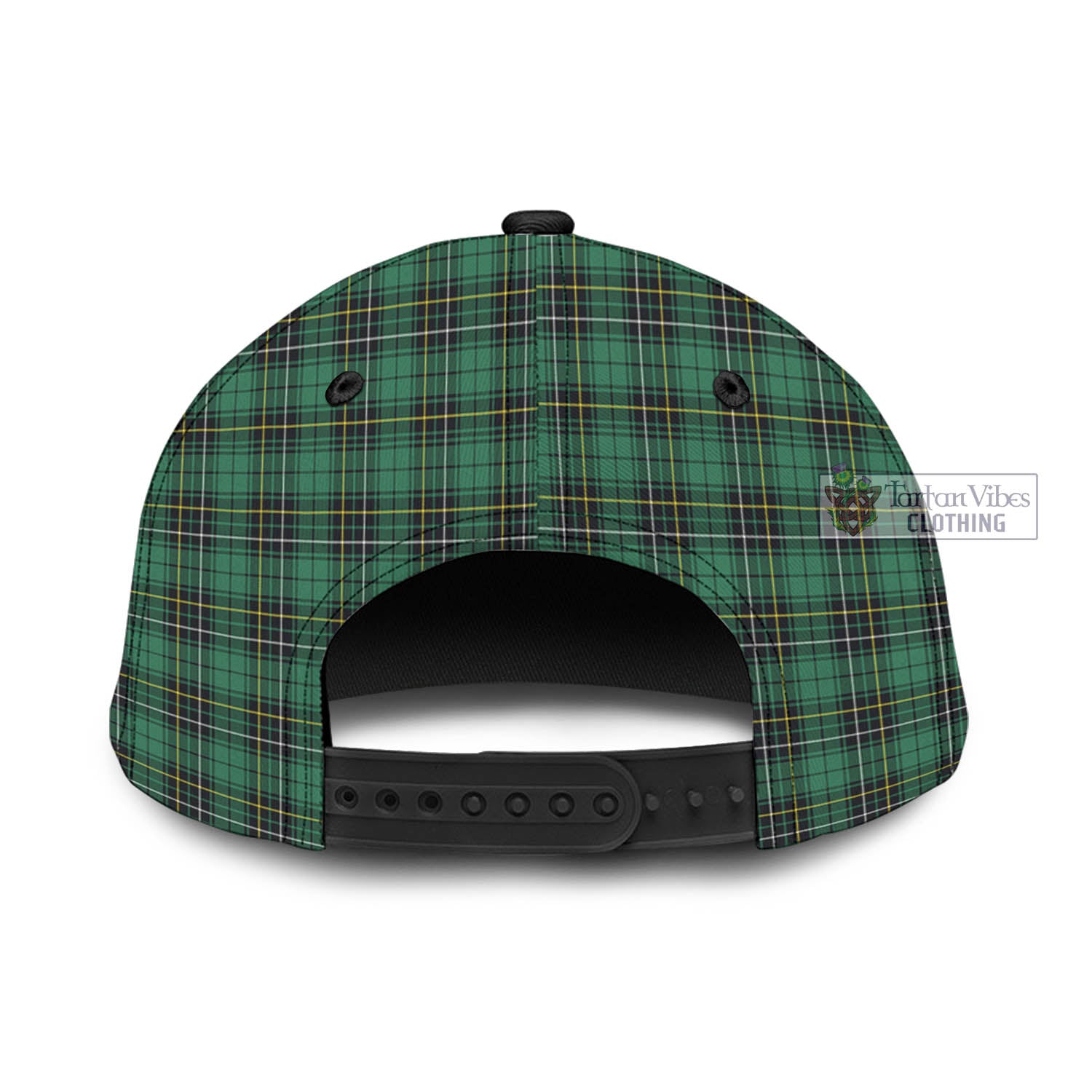 Tartan Vibes Clothing MacAlpine Ancient Tartan Classic Cap with Family Crest In Me Style