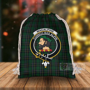 MacAlpine (MacAlpin) Tartan Christmas Santa's Bag with Family Crest - Tartan Vibes Clothing
