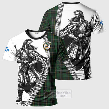 MacAlpine (MacAlpin) Tartan Clan Crest T-Shirt with Highlander Warrior Celtic Style Kid's Shirt - Tartan Vibes Clothing
