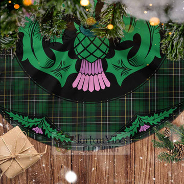 MacAlpine (MacAlpin) Tartan Christmas Tree Skirt Scottish Thistle Style - Tartan Vibes Clothing
