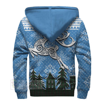 MacAlpine (MacAlpin) Clan Christmas Sherpa Hoodie Celtic Reindeer Style
