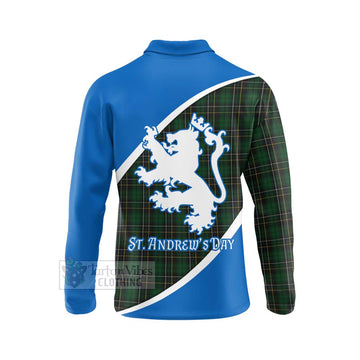 MacAlpine (MacAlpin) Family Crest Tartan Long Sleeve Polo Shirt Celebrate Saint Andrew's Day in Style - Tartan Vibes Clothing