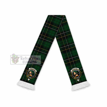 MacAlpine (MacAlpin) Tartan Ruffneck Scarf with Family Crest