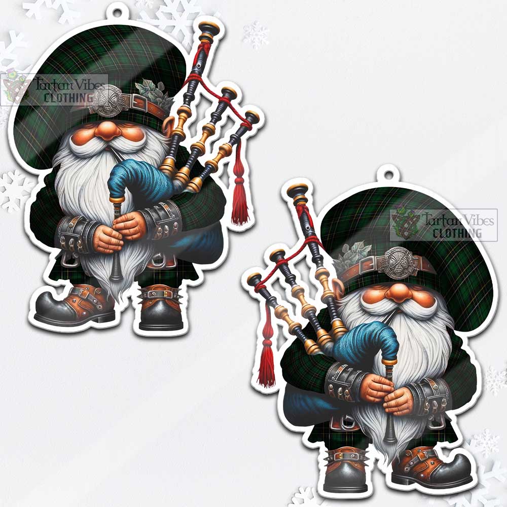 MacAlpine (MacAlpin) Tartan Bagpiper Gnome Christmas Ornament - Tartan Vibes Clothing