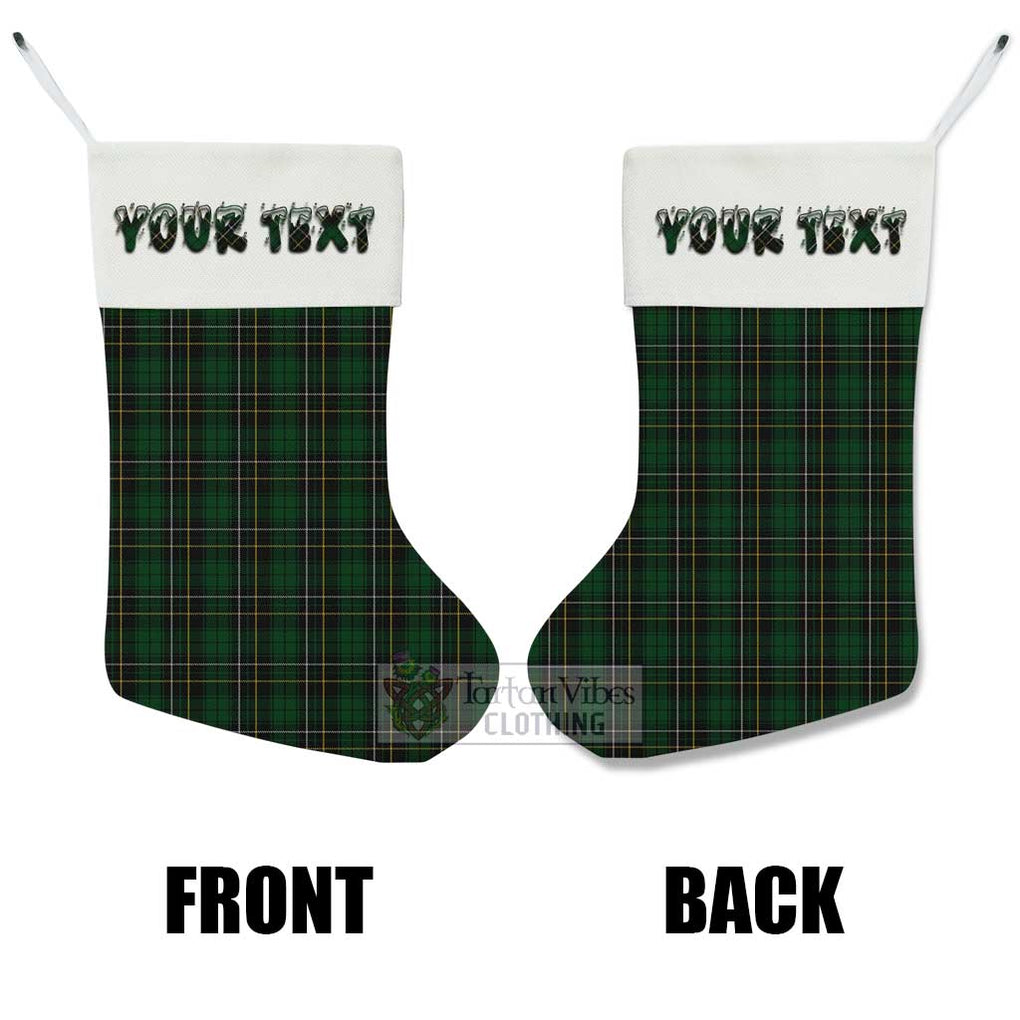 MacAlpine (MacAlpin) Tartan Christmas Stocking with Personalized Text - Tartan Vibes Clothing