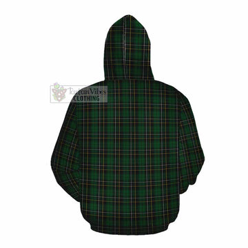MacAlpine (MacAlpin) Tartan Cotton Hoodie with Family Crest DNA In Me Style Pullover Hoodie - Tartan Vibes Clothing