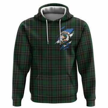 MacAlpine (MacAlpin) Clan Crest In Me Tartan Hoodie Scotland Flag Style