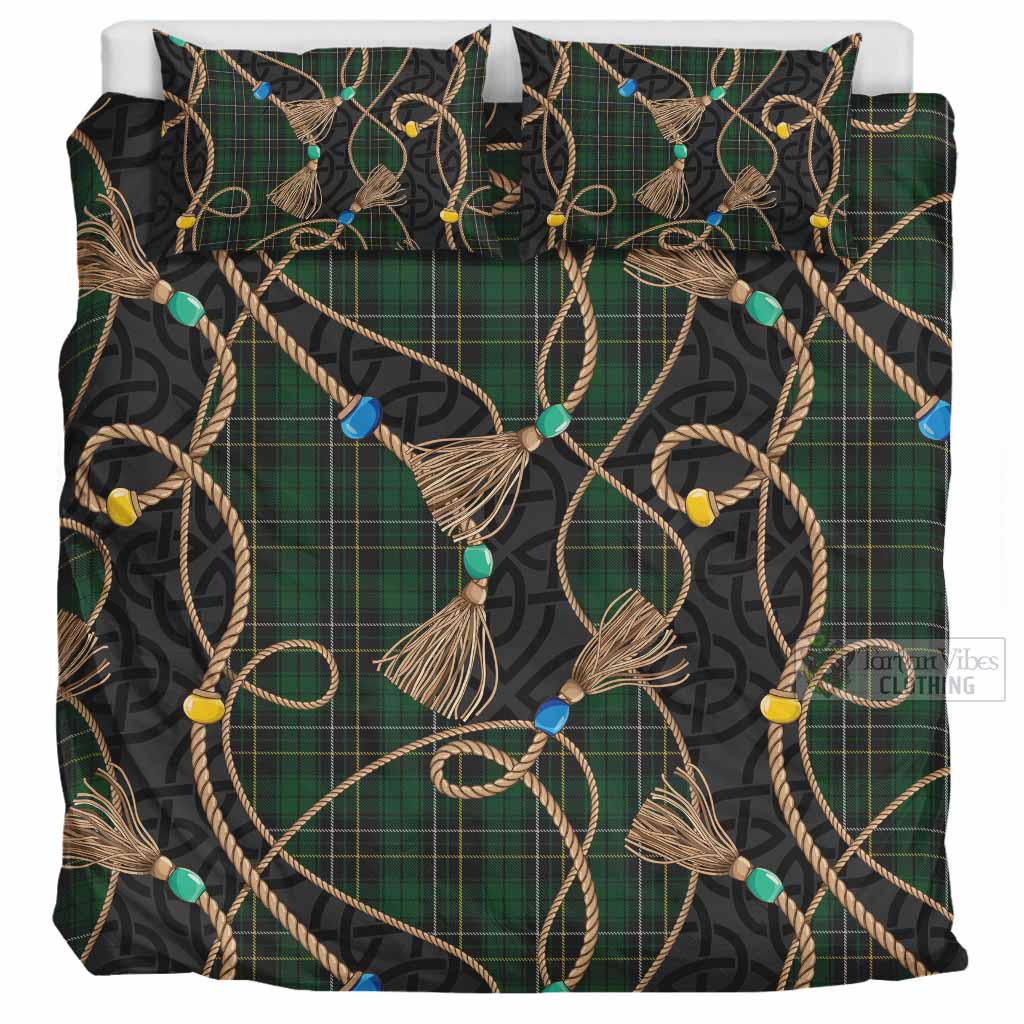 MacAlpine (MacAlpin) Scottish Tartan Twisted Ropes Stylized Bedding Set UK Bedding Set UK Super King 104*94 inch - Tartan Vibes Clothing