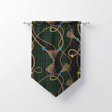 MacAlpine (MacAlpin) Scottish Tartan Twisted Ropes Stylized Gonfalon Chevron - Tartan Vibes Clothing
