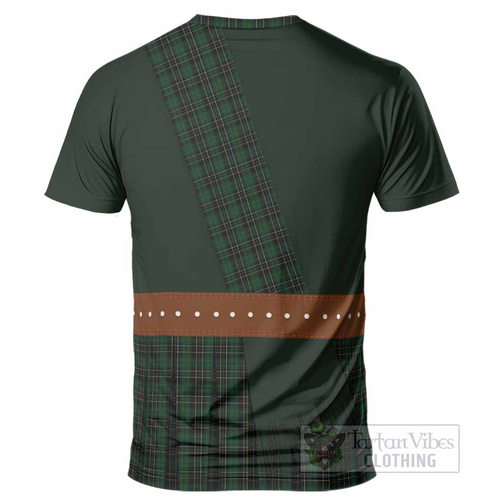 MacAlpine (MacAlpin) Tartan Crest T-Shirt Kilt Costume Style