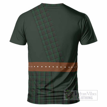 MacAlpine (MacAlpin) Tartan Crest T-Shirt Kilt Costume Style