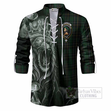 MacAlpine (MacAlpin) Tartan Ghillie Shirt Roaring Lion Heritage