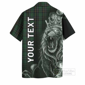 MacAlpine (MacAlpin) Tartan Hawaiian Shirt Roaring Lion Heritage