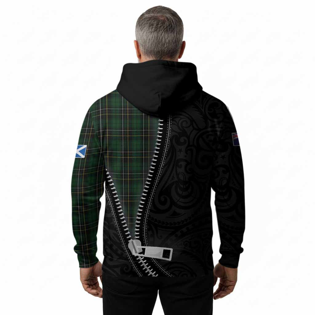 MacAlpine (MacAlpin) Tartan Hoodie New Zealand Pattern Unique Zipper Stylized