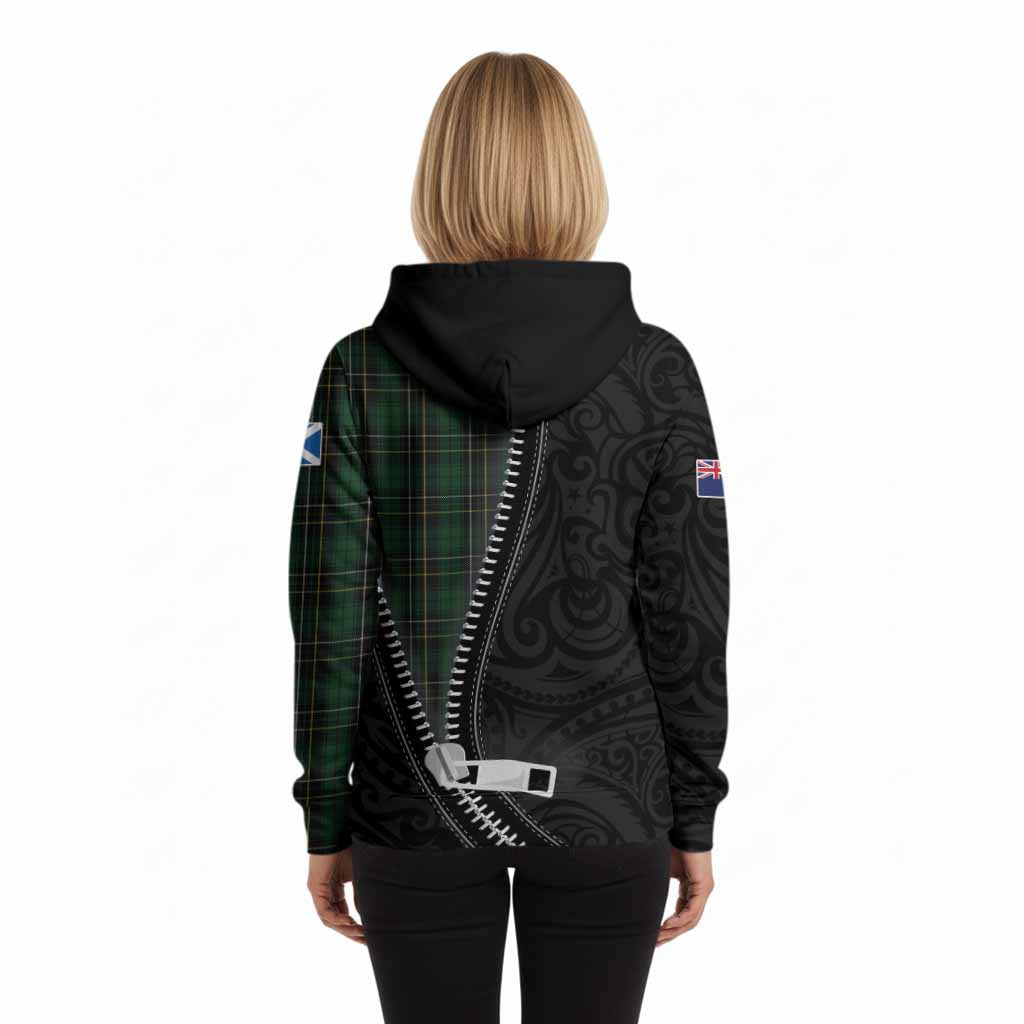 MacAlpine (MacAlpin) Tartan Hoodie New Zealand Pattern Unique Zipper Stylized