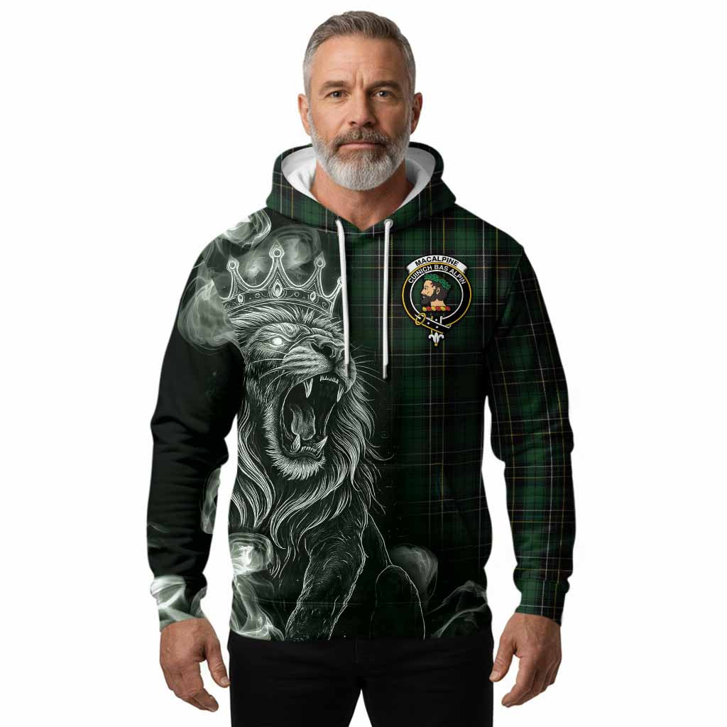 MacAlpine (MacAlpin) Tartan Hoodie Roaring Lion Heritage