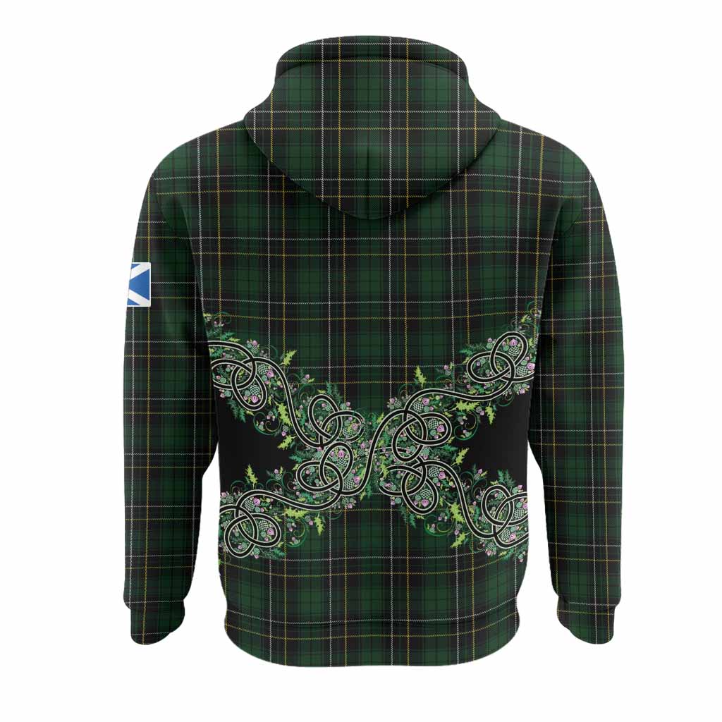 MacAlpine (MacAlpin) Tartan Hoodie Thistle Scottish Spirit