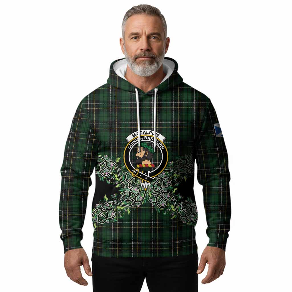 MacAlpine (MacAlpin) Tartan Hoodie Thistle Scottish Spirit