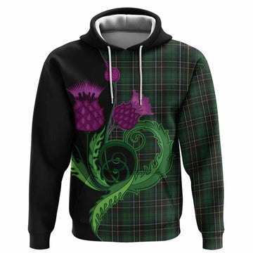 MacAlpine (MacAlpin) Tartan Hoodie Traditional Scottish Thistle