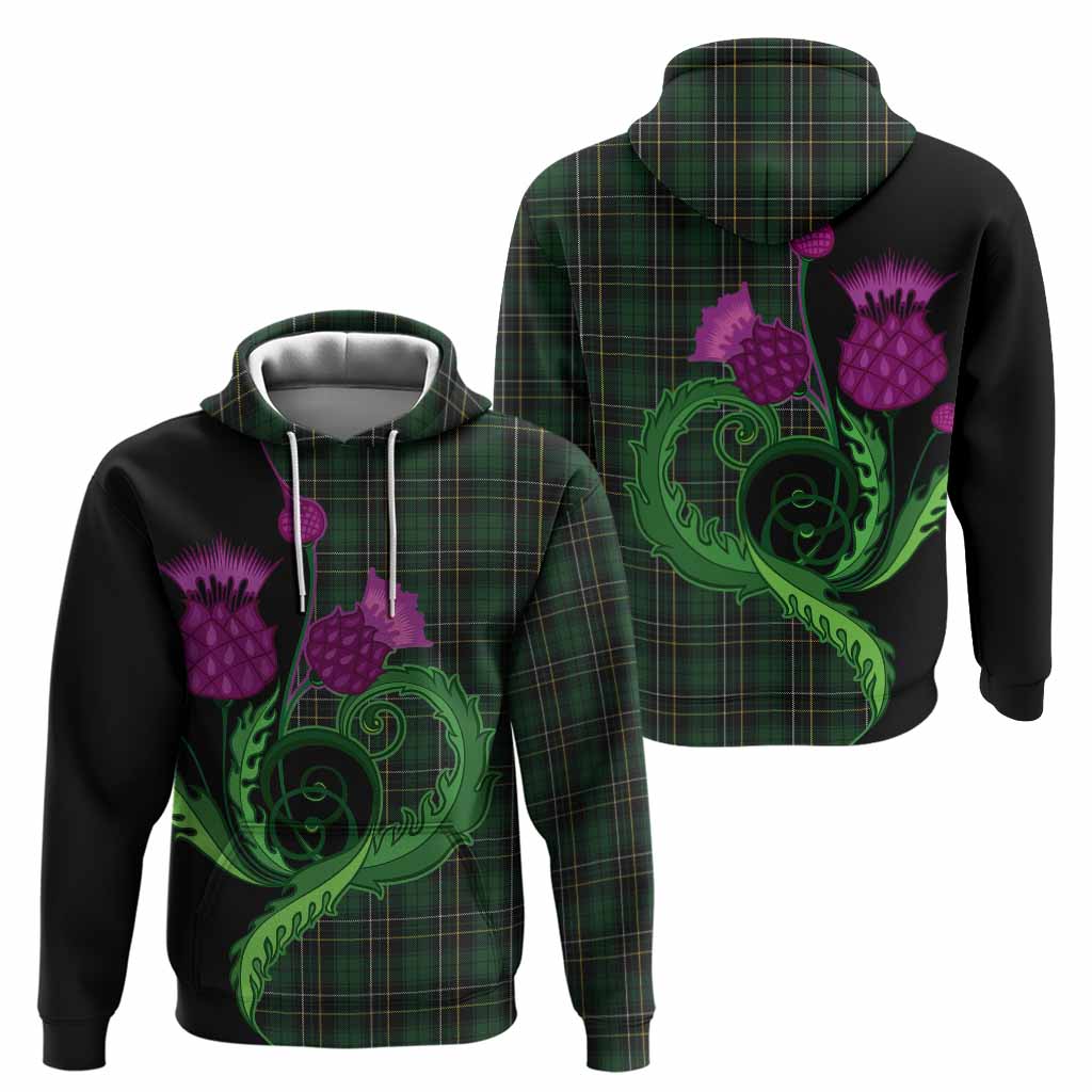 MacAlpine (MacAlpin) Tartan Hoodie Traditional Scottish Thistle