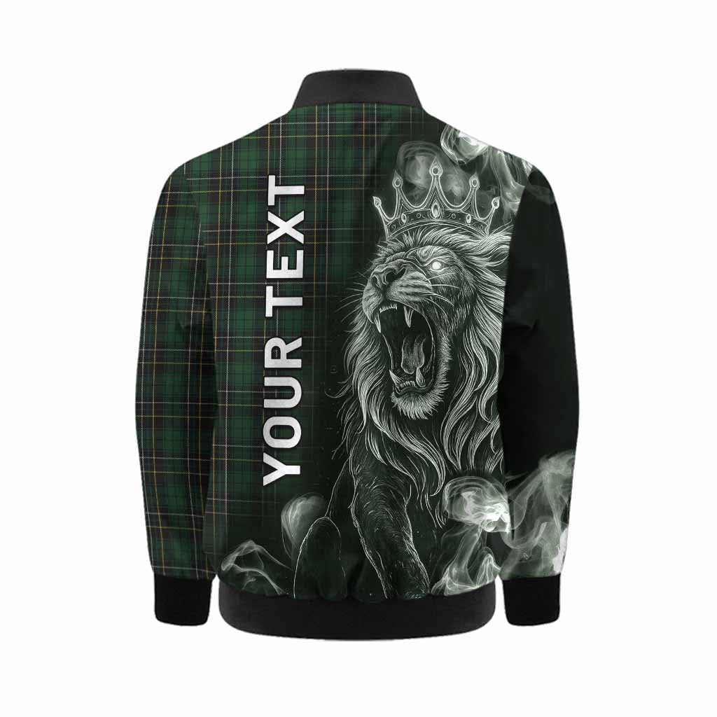 MacAlpine (MacAlpin) Tartan Kid Bomber Jacket Roaring Lion Heritage