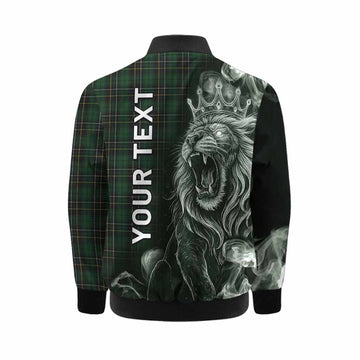MacAlpine (MacAlpin) Tartan Kid Bomber Jacket Roaring Lion Heritage