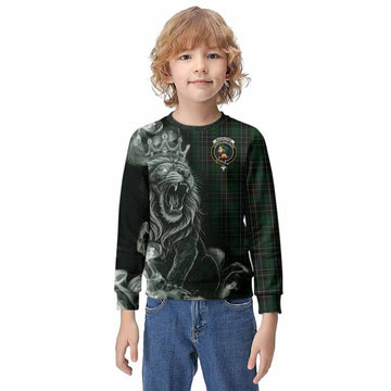 MacAlpine (MacAlpin) Tartan Kid Knitted Sweatshirt Roaring Lion Heritage