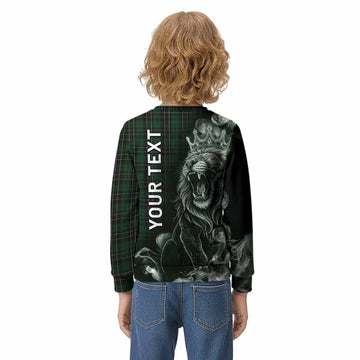 MacAlpine (MacAlpin) Tartan Kid Knitted Sweatshirt Roaring Lion Heritage