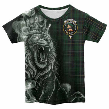 MacAlpine (MacAlpin) Tartan Kid T-shirt Roaring Lion Heritage