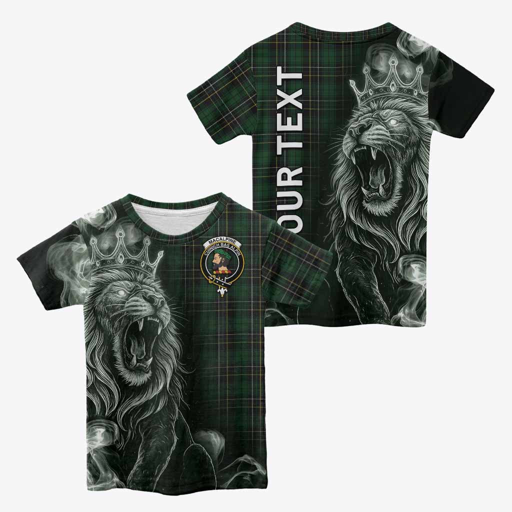 MacAlpine (MacAlpin) Tartan Kid T-shirt Roaring Lion Heritage