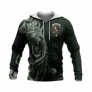 MacAlpine (MacAlpin) Tartan Knitted Hoodie Roaring Lion Heritage