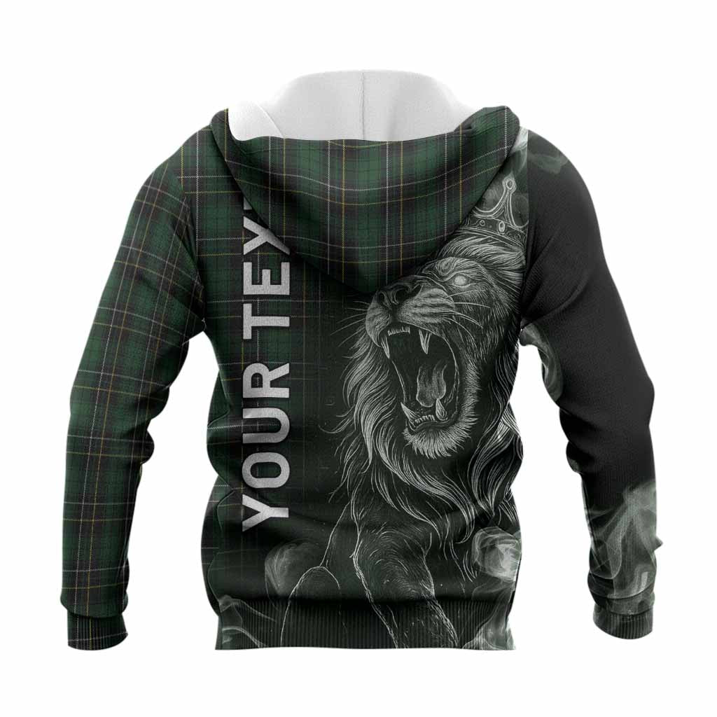 MacAlpine (MacAlpin) Tartan Knitted Hoodie Roaring Lion Heritage