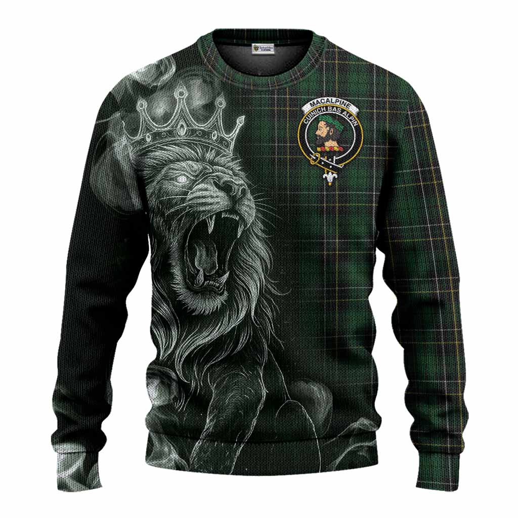 MacAlpine (MacAlpin) Tartan Knitted Sweater Roaring Lion Heritage