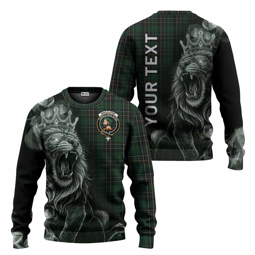 MacAlpine (MacAlpin) Tartan Knitted Sweater Roaring Lion Heritage
