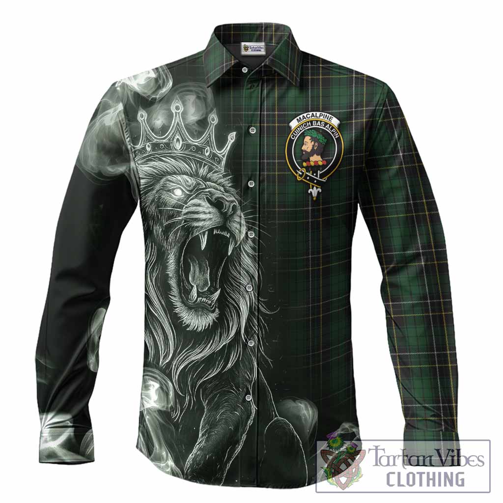 MacAlpine (MacAlpin) Tartan Long Sleeve Button Shirts Roaring Lion Heritage