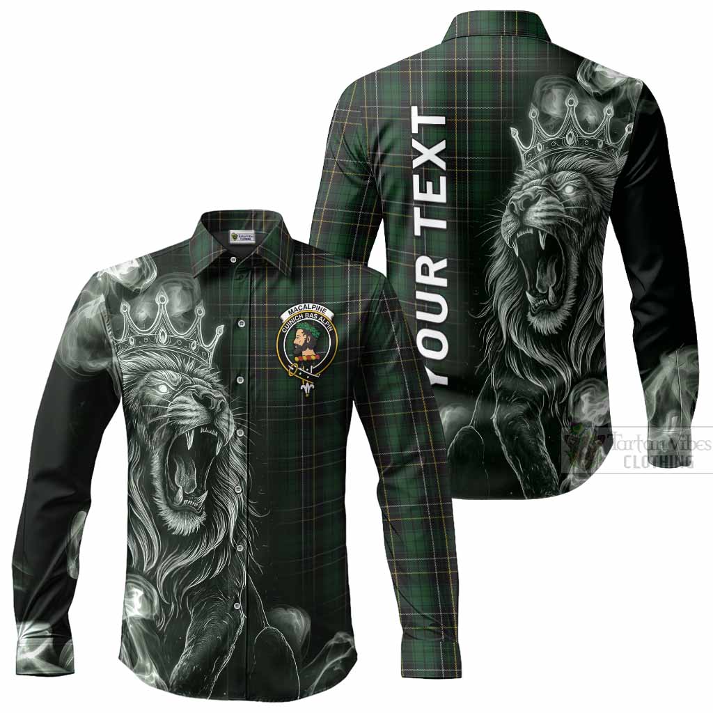 MacAlpine (MacAlpin) Tartan Long Sleeve Button Shirts Roaring Lion Heritage
