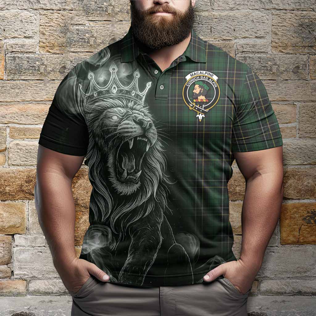 MacAlpine (MacAlpin) Tartan Polo Shirt Roaring Lion Heritage