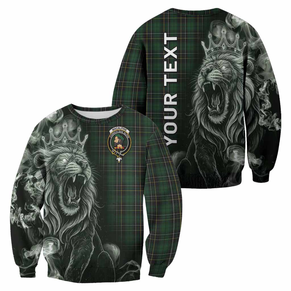 MacAlpine (MacAlpin) Tartan Sweatshirt Roaring Lion Heritage