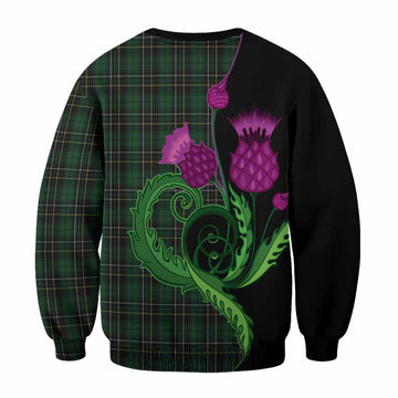 MacAlpine (MacAlpin) Tartan Sweatshirt Traditional Scottish Thistle