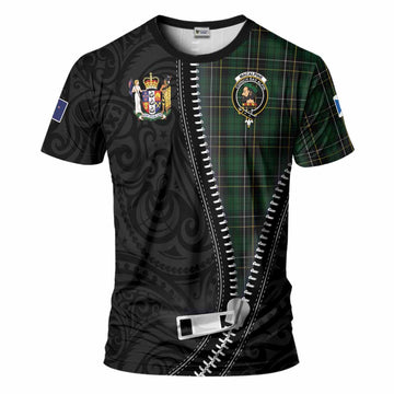 MacAlpine (MacAlpin) Tartan T-Shirt New Zealand Pattern Unique Zipper Stylized