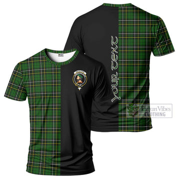 MacAlpine Modern Tartan T-Shirt with Family Crest and Half Of Me Style Kid's Shirt - Tartan Vibes Clothing