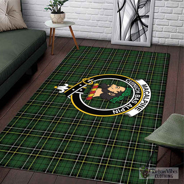 MacAlpine Modern Tartan Area Rug with Family Crest L 59*86 inch (150x220 cm) - Tartan Vibes Clothing